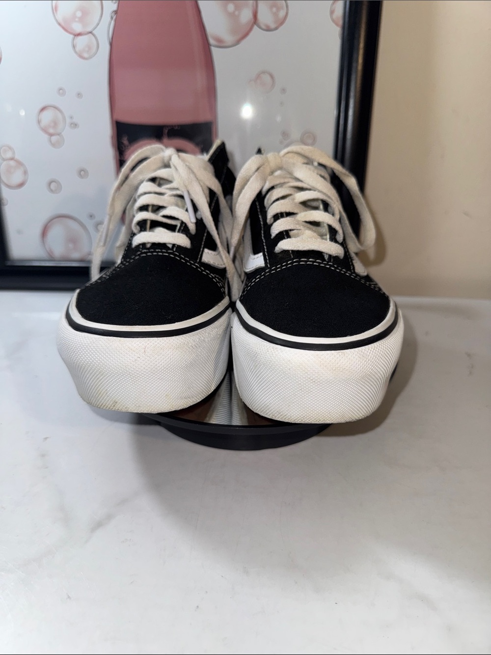 Vans Old Skool Unisex Platform Sneakers - Size W6.5 or M 6 - Picture 4 of 11